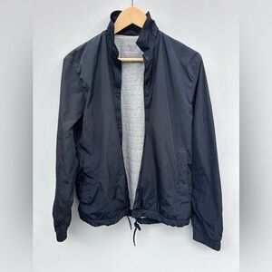 Everlane  lined jacket Windbreaker black  Casual snap button closure